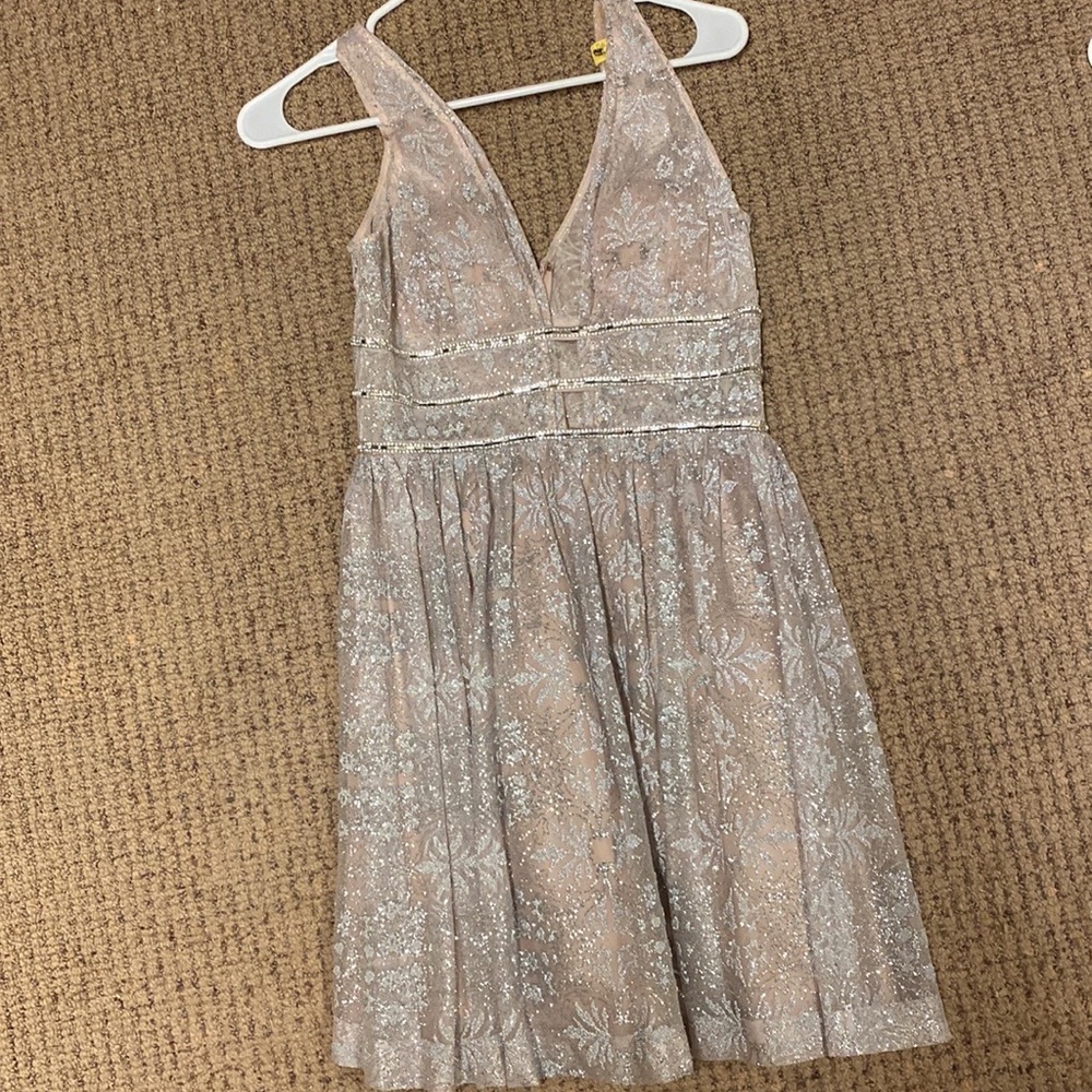 Gianni Bini sparkle prom dress